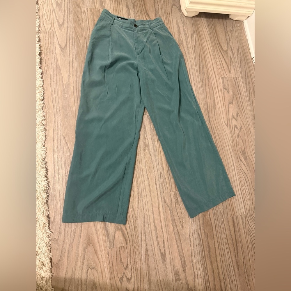 Zara Turquoise Trousers
